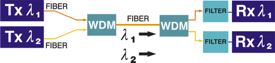 Dual Unidirectional WDM